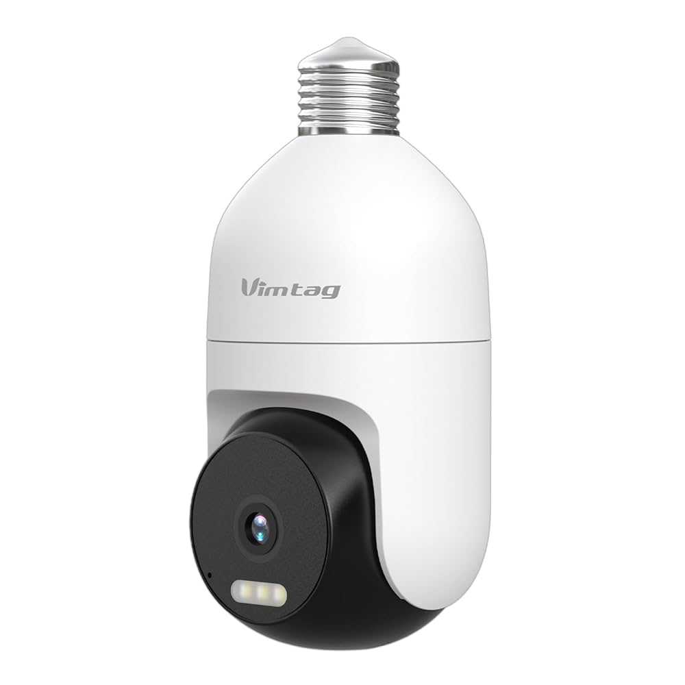 ❣️未使用❣️Vimtag電球のカメラスポットライト夜間視界ホームセキュリティー Amazon.co.jp: Vimtag の電球のカメラ、スポットライト/夜間視界